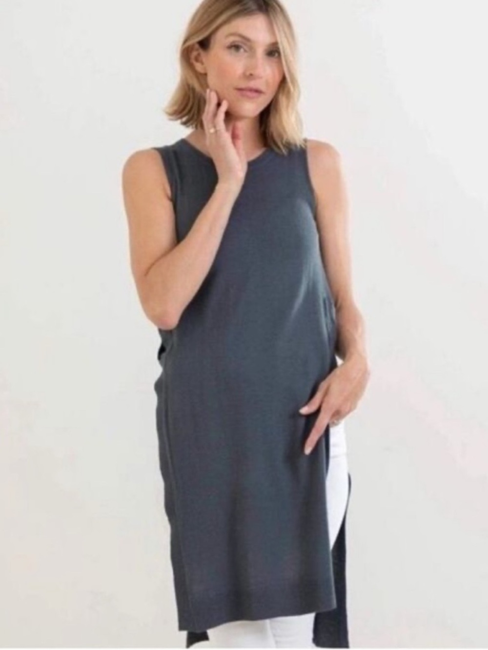 Mersea Anywhere Light crew open tunic NWT size: small